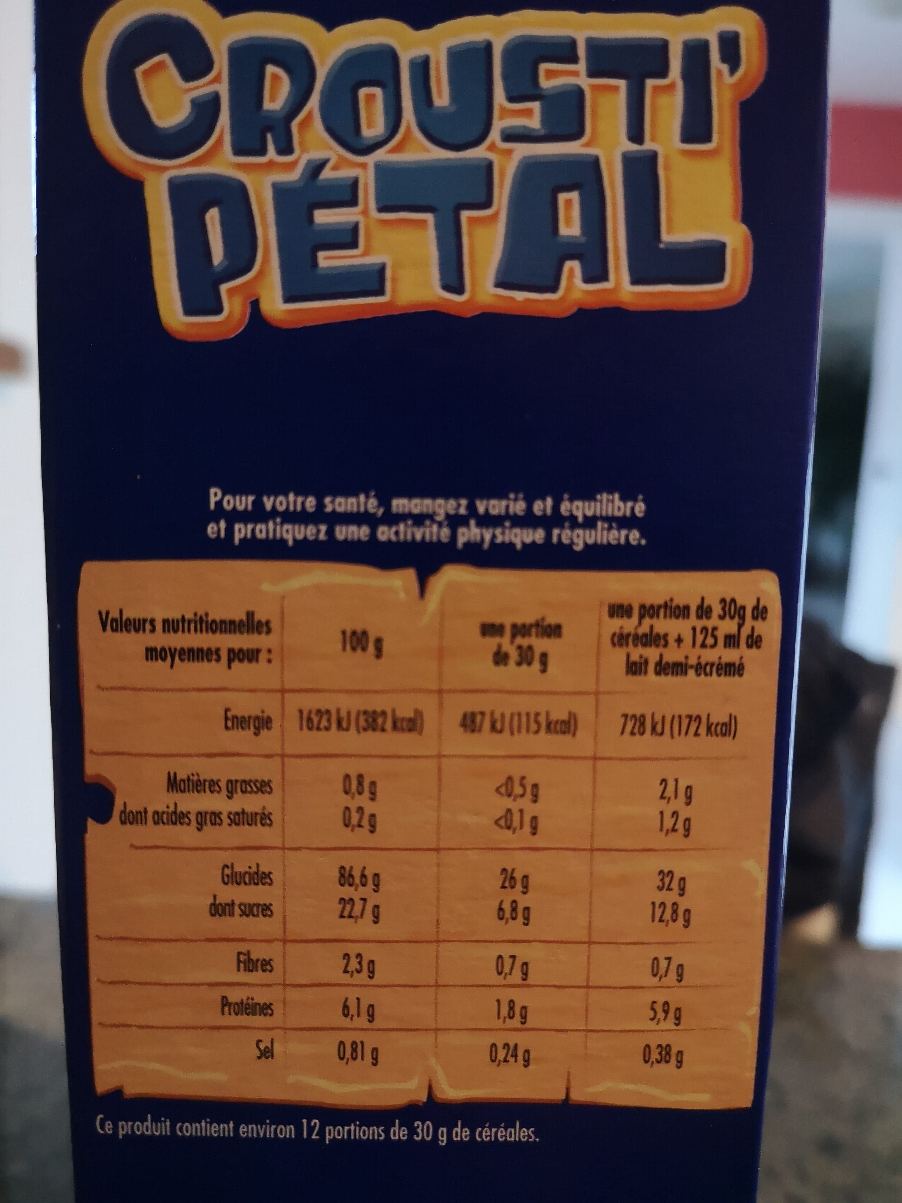 Chabrior Crousti' pétales 375g - P'tits Prods packshot