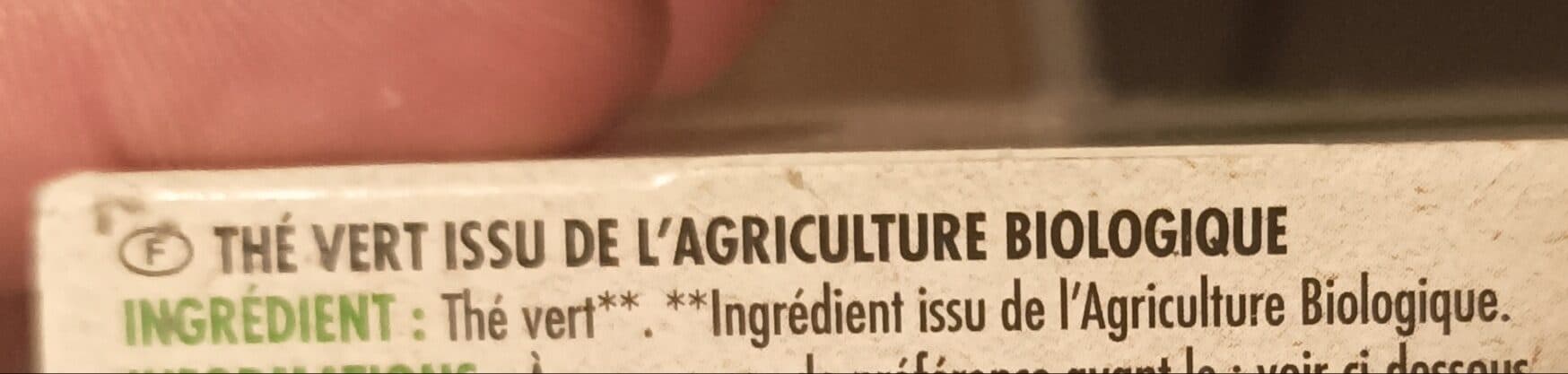 Cotterley Bio thé vert packshot