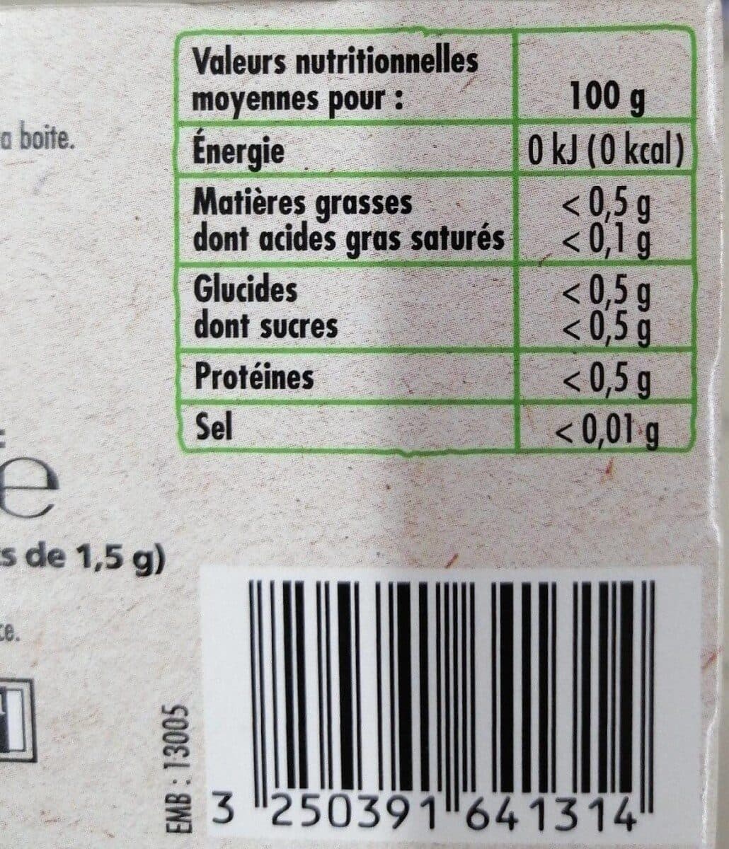 Cotterley Bio thé vert packshot