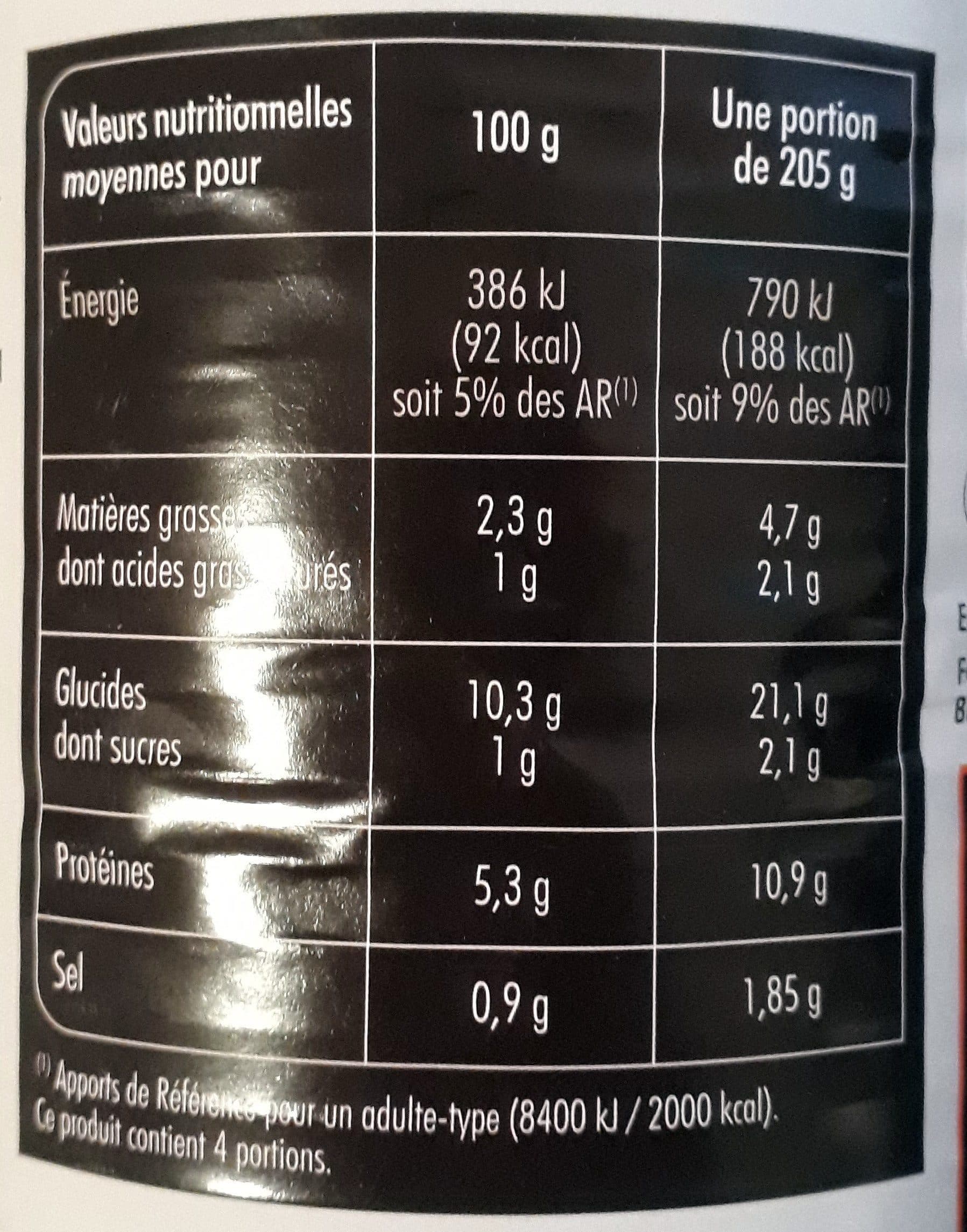 Claude Léger Flageolets à l'auvergnate 820g packshot
