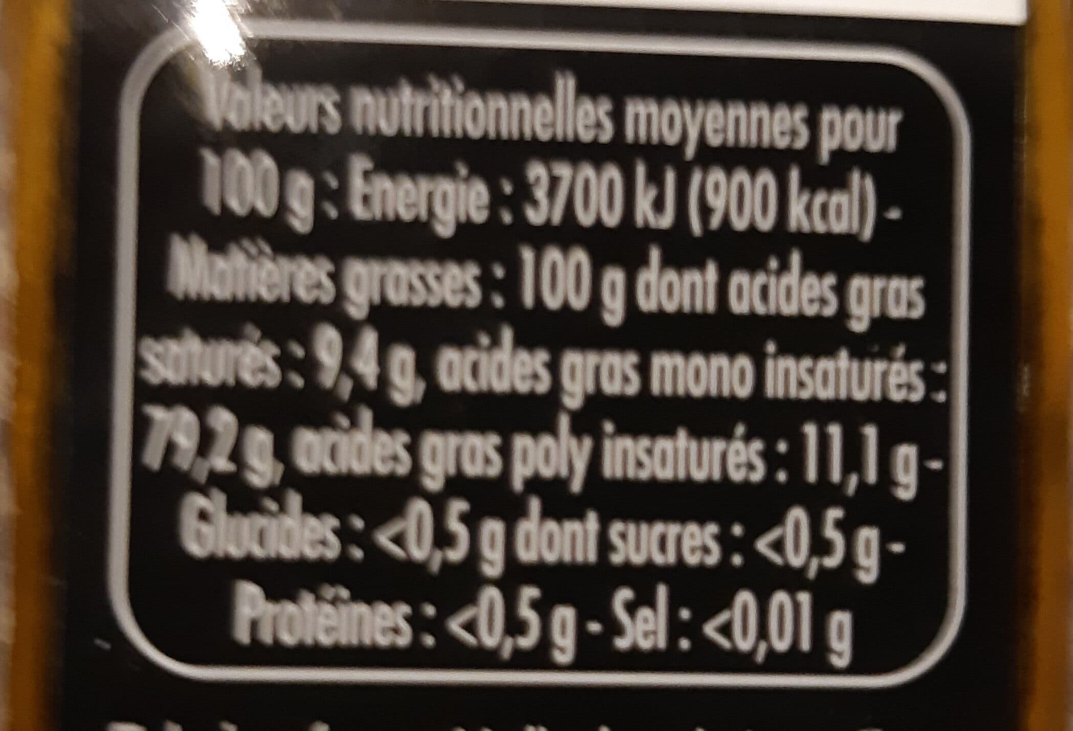 Bouton d'or Huile de noisette 25 cl packshot