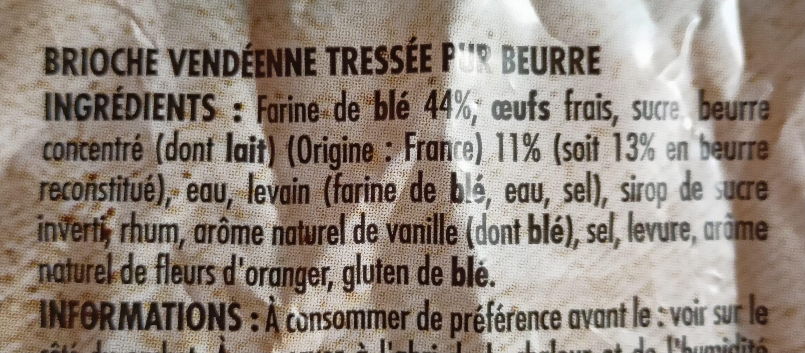 Itinéraire des Saveurs Brioche vendéenne packshot