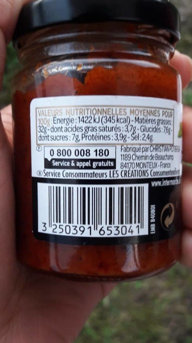les créations Intermarché Délice de tomates séchées 90g packshot