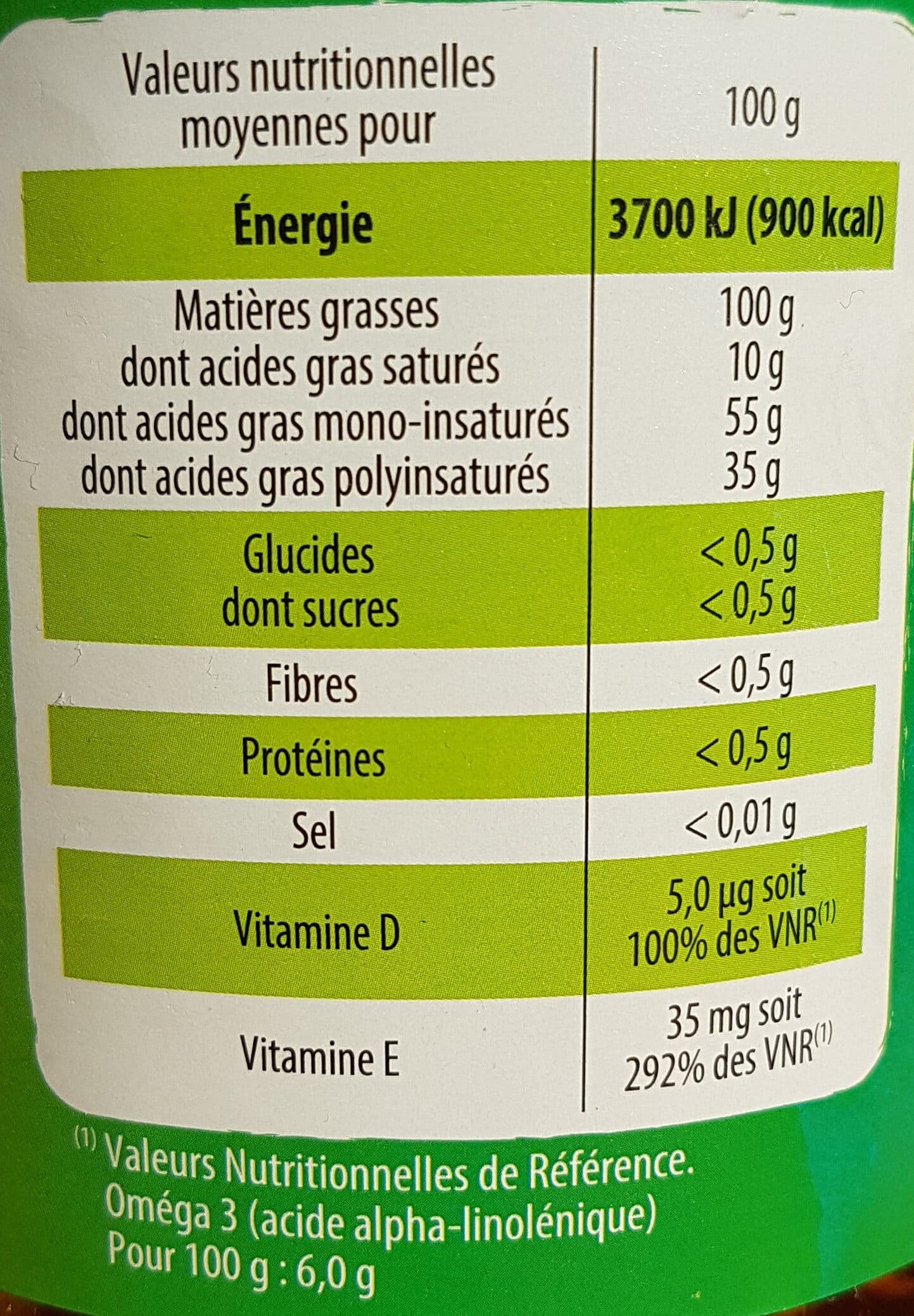 Bouton d'or Equalio Mélange 5 huile Olive packshot