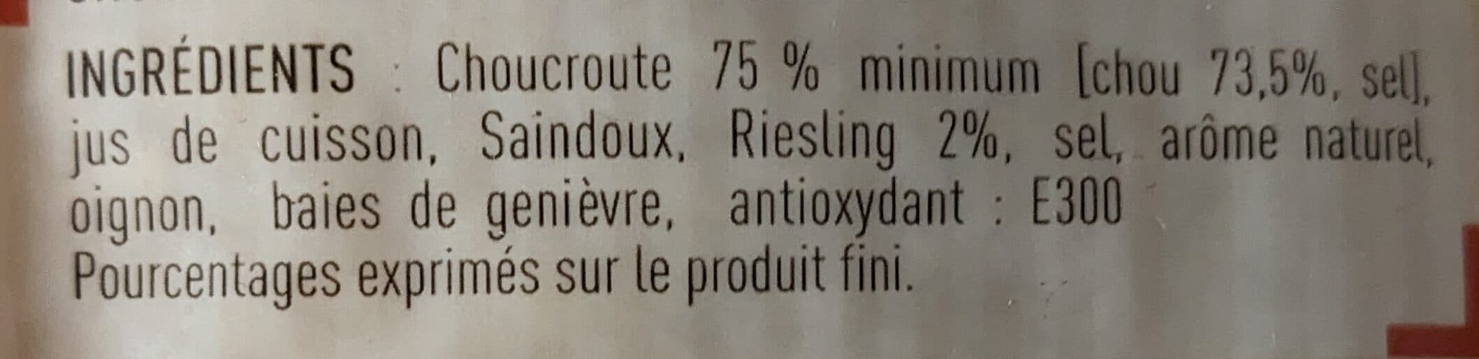 Netto Choucroute au Riesling packshot