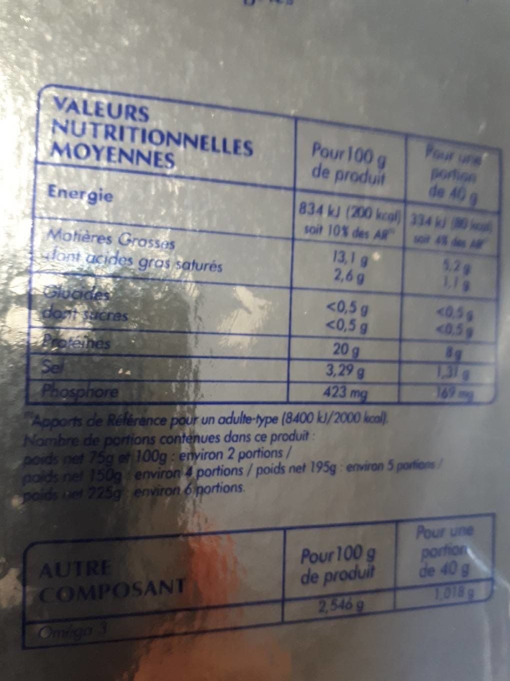 Odyssée Saumon Ecosse packshot