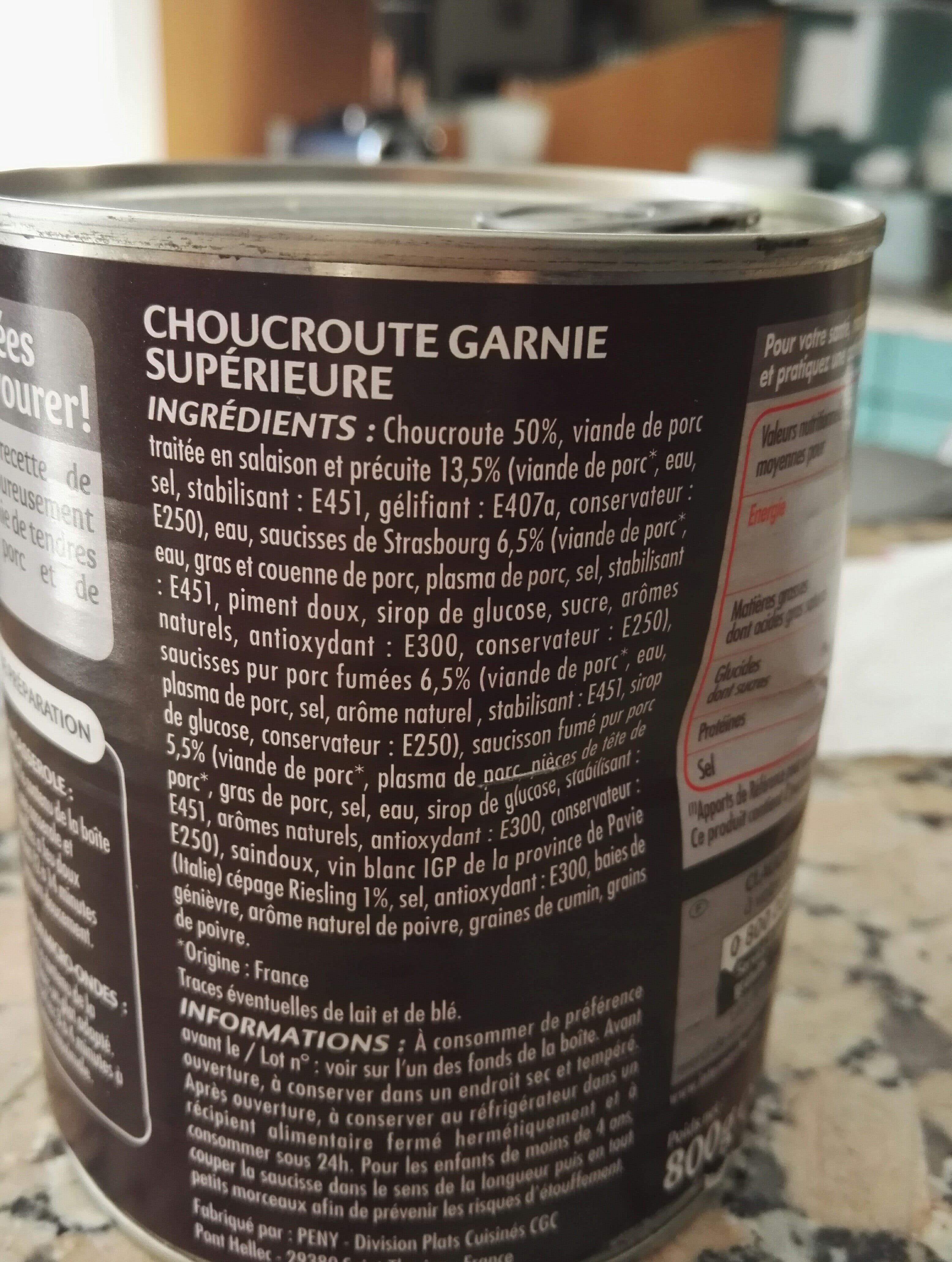 Claude Leger Choucroute royale 800g packshot