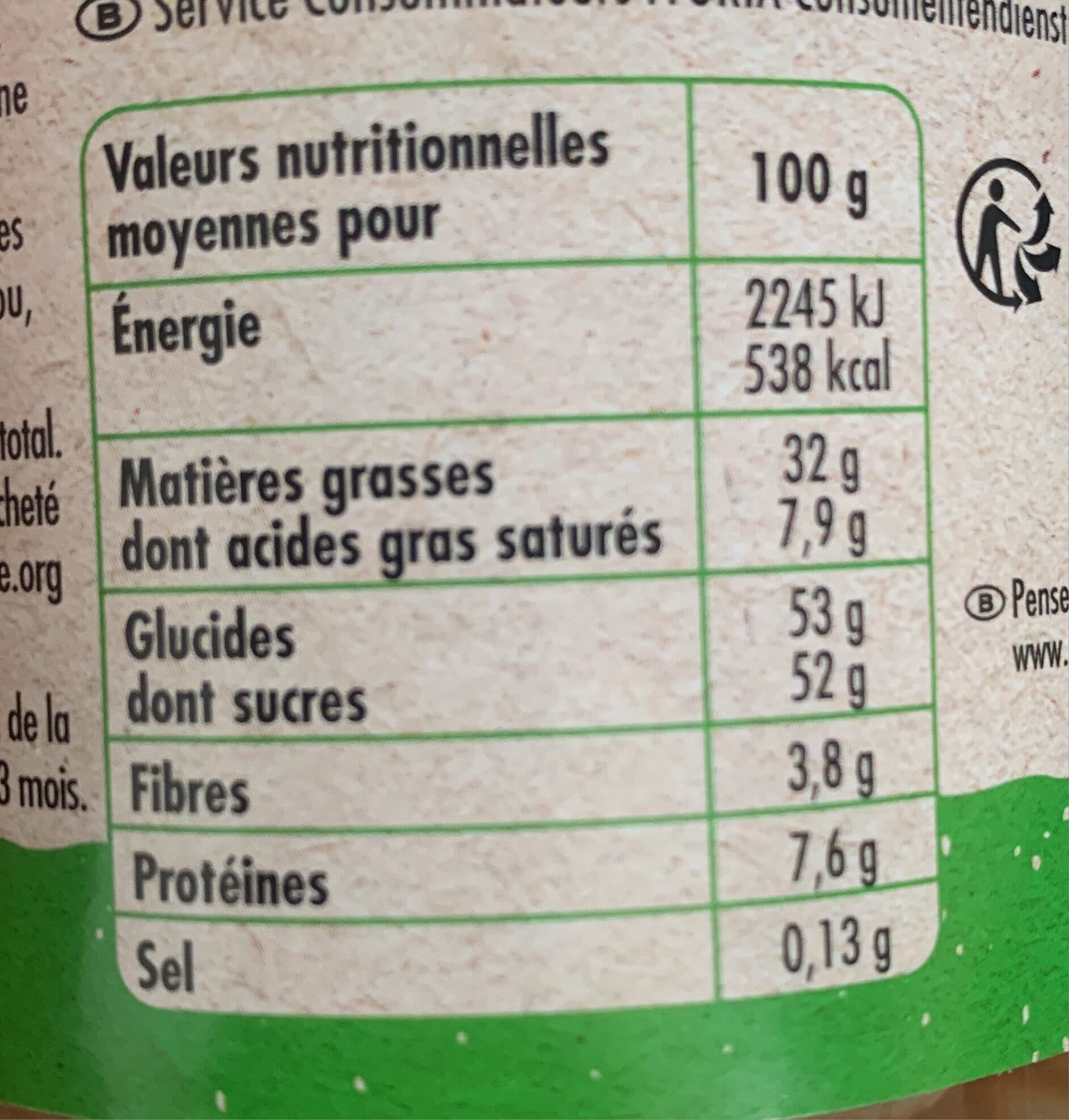 Ivoria Pâte à tartiner 18.5% Bio - 350g packshot