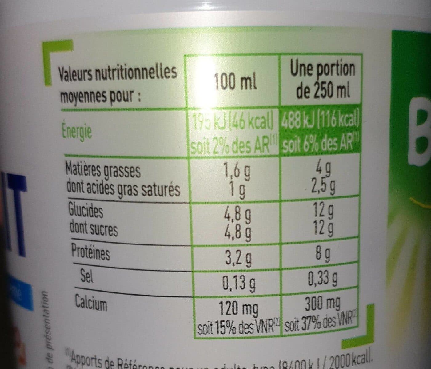 Netto Lait uht 1/2 ecreme bio bt 50cl packshot