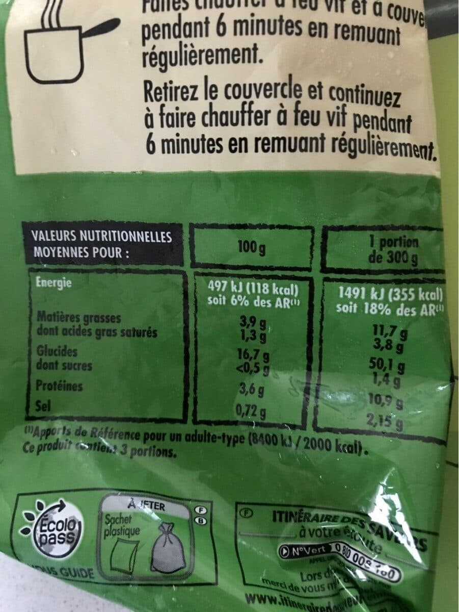 Itineraire des saveurs Risotto aux crevettes, courgettes et champignons 900g packshot