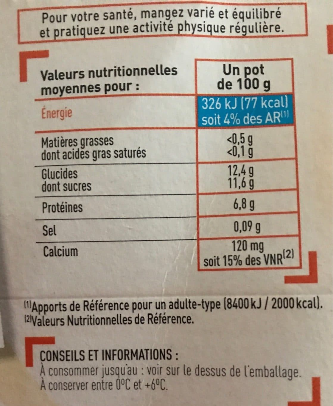 Netto Fromage frais 0% saveur vanille 8x100g packshot