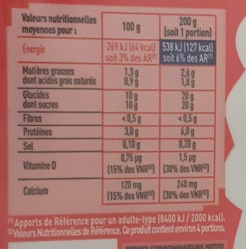 Netto Yaourt à boire fraise packshot