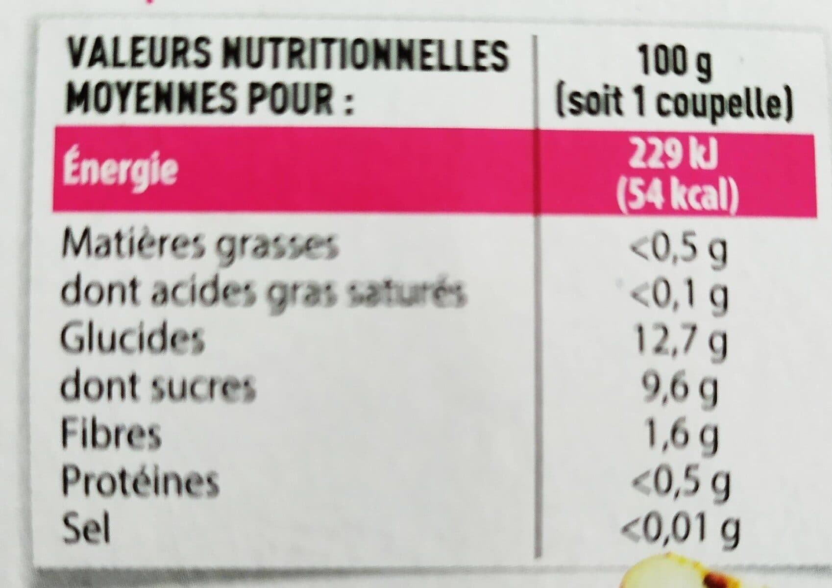 Paquito Coupelles pomme framboise sans sucres ajoutés packshot