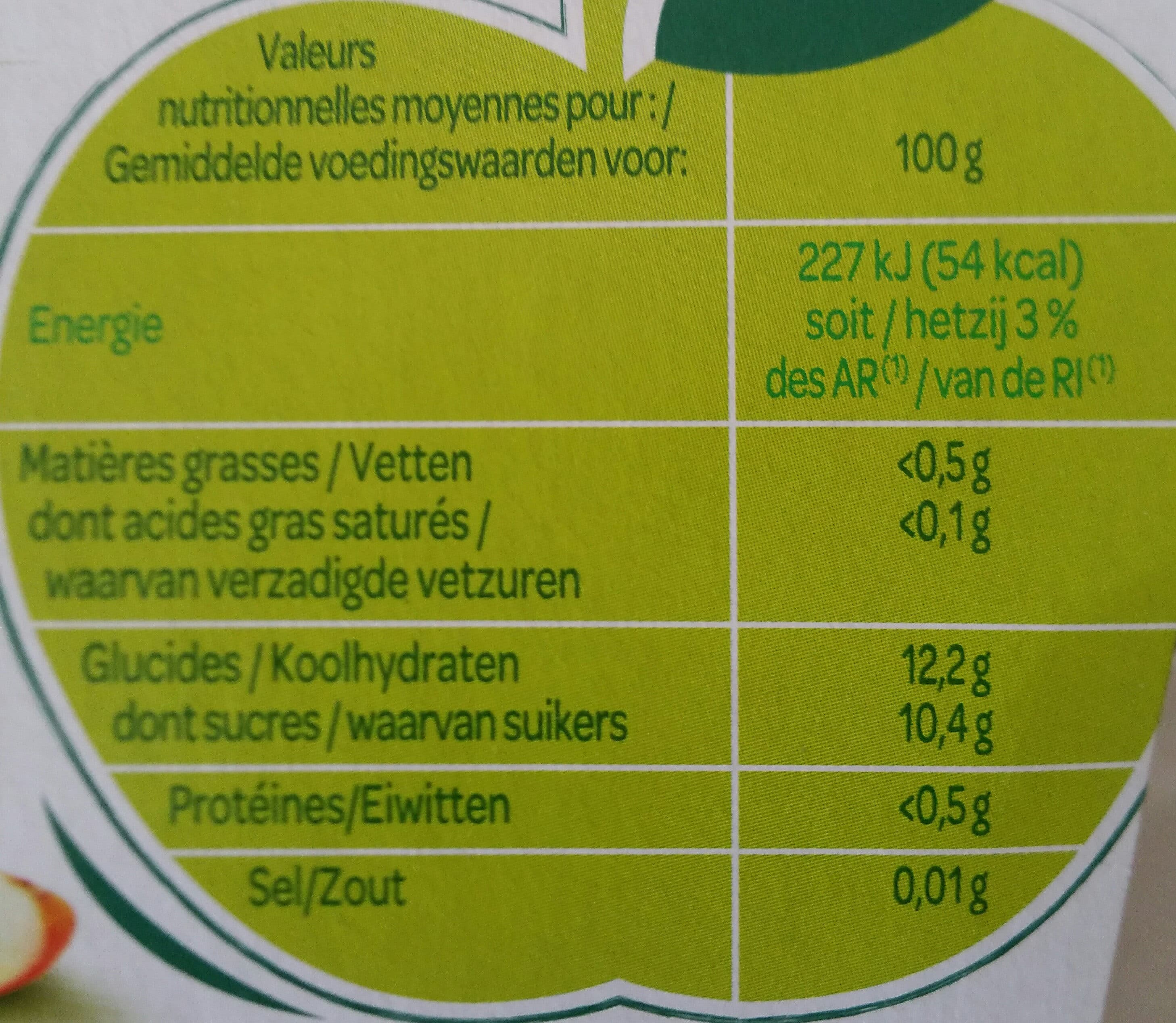 Paquito Spécialité de pomme poire sans sucres ajoutés packshot
