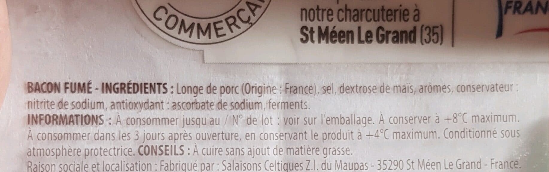 Monique ranou Bacon grandes tranches packshot