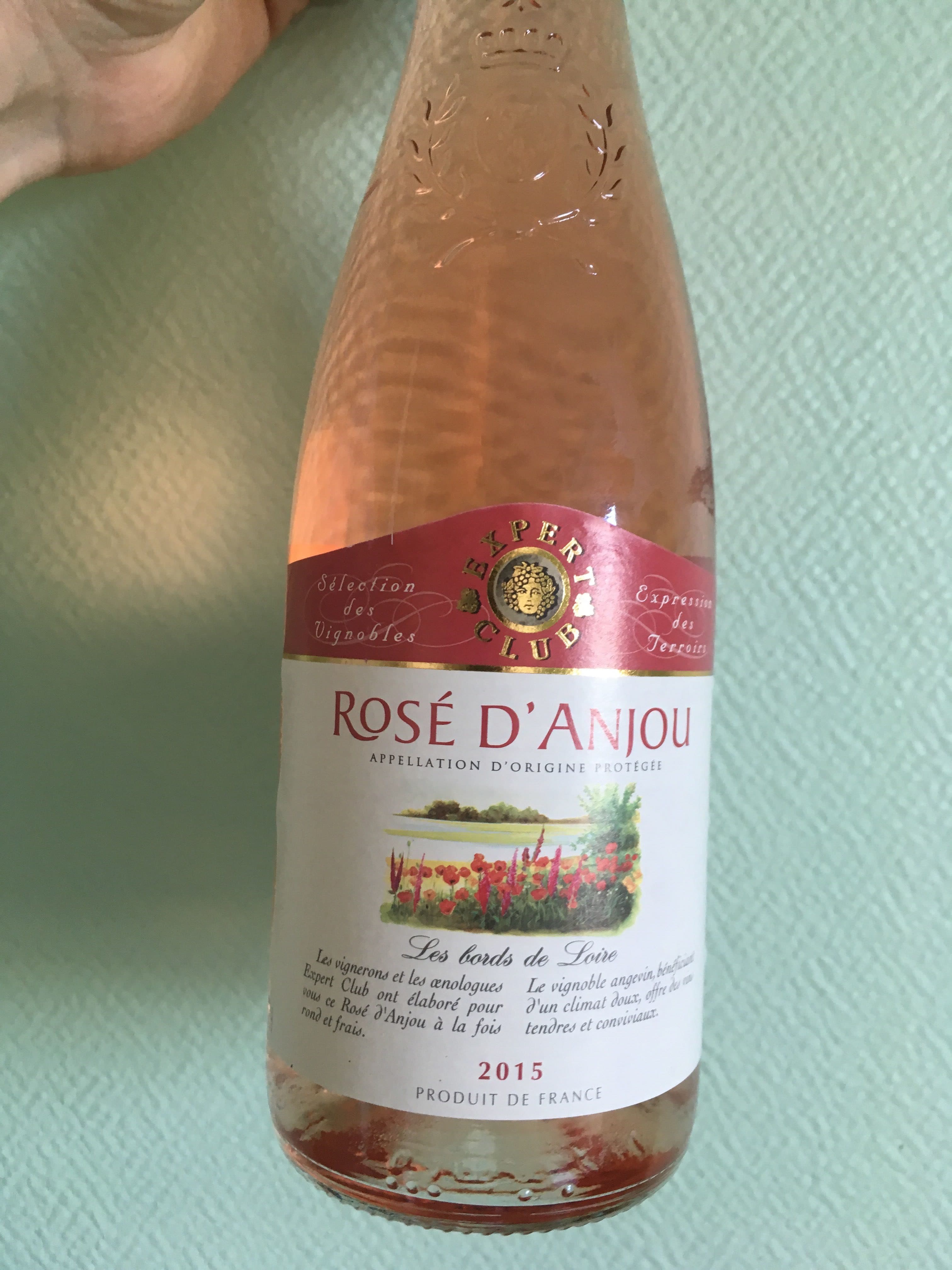 Expert club Rosé d'Anjou packshot
