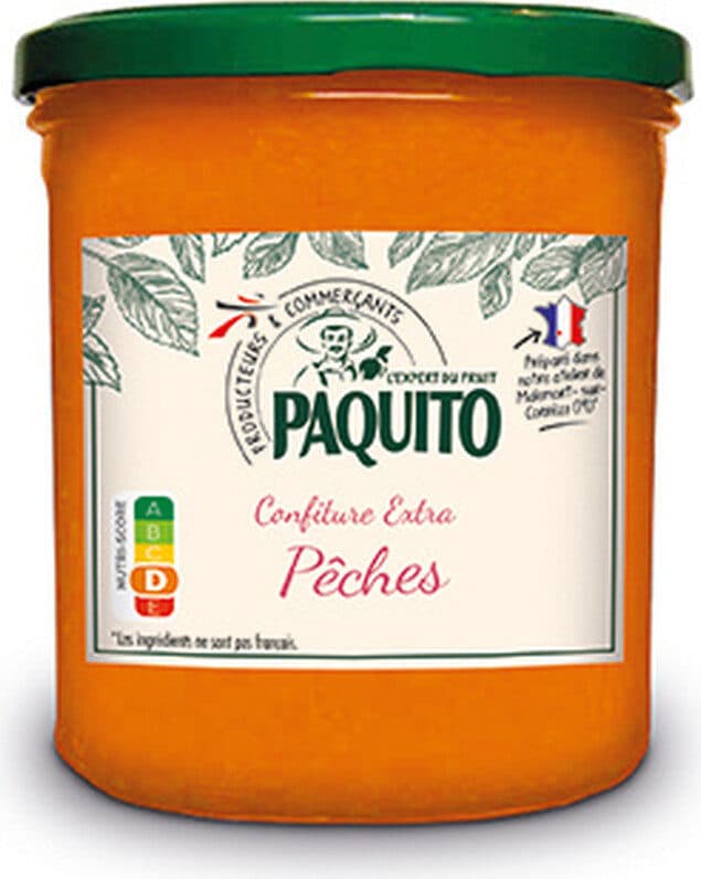Elodie Confiture extra pêches packshot