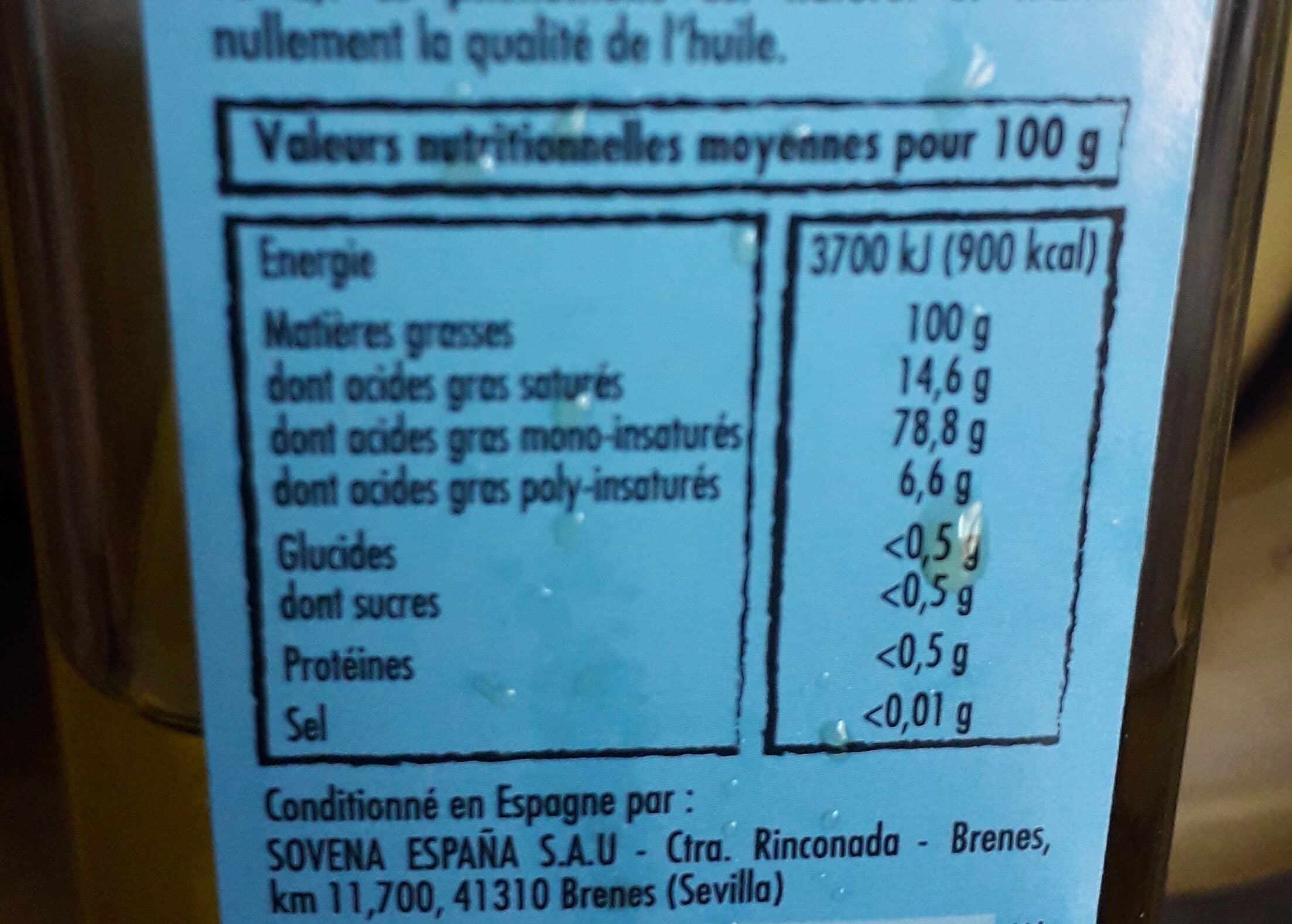 Itineraire des saveurs Huile d'olive vierge extra packshot