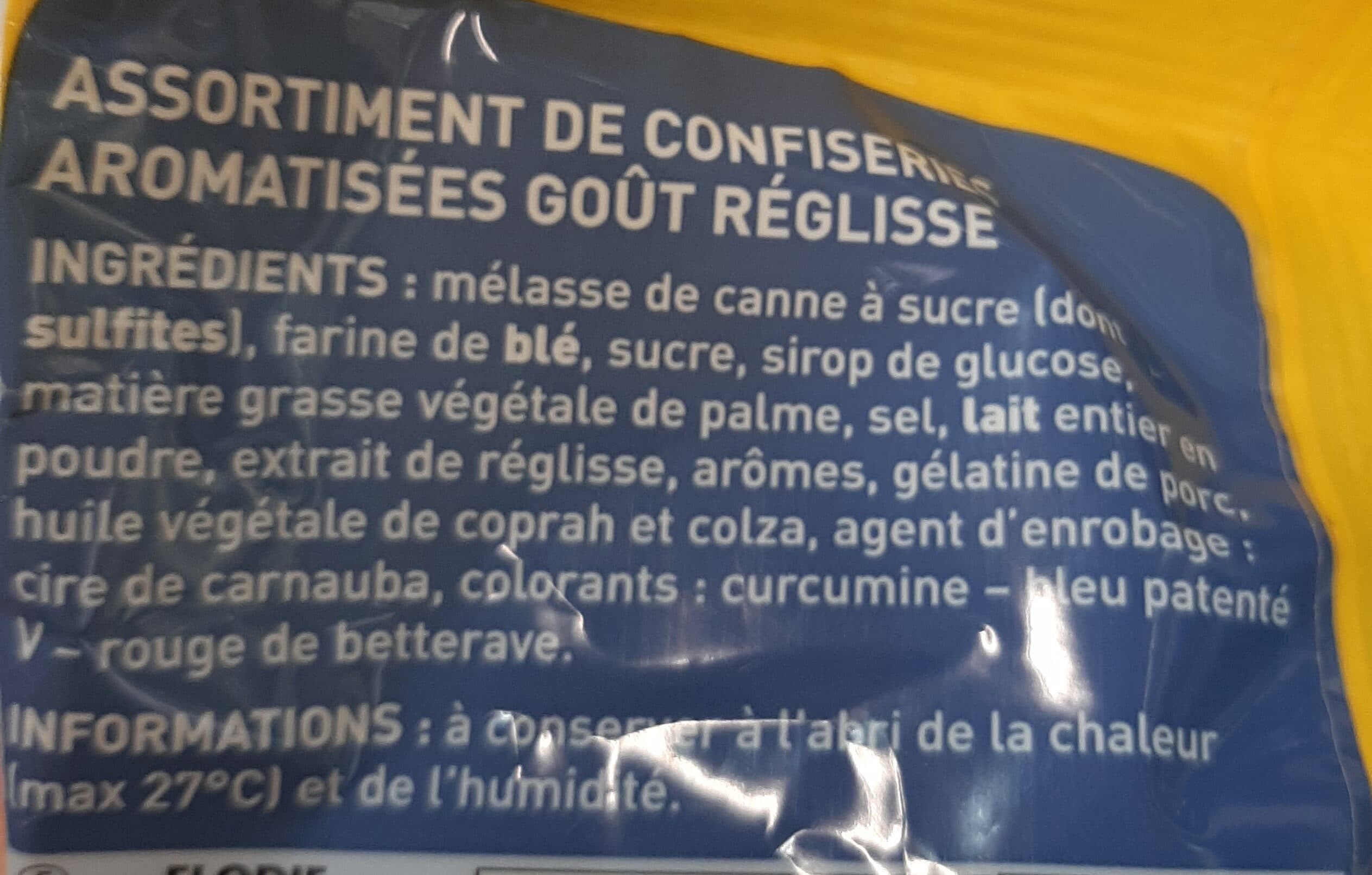 Elodie Assortiment de confiseries aromatisées goût réglisse - 250g packshot
