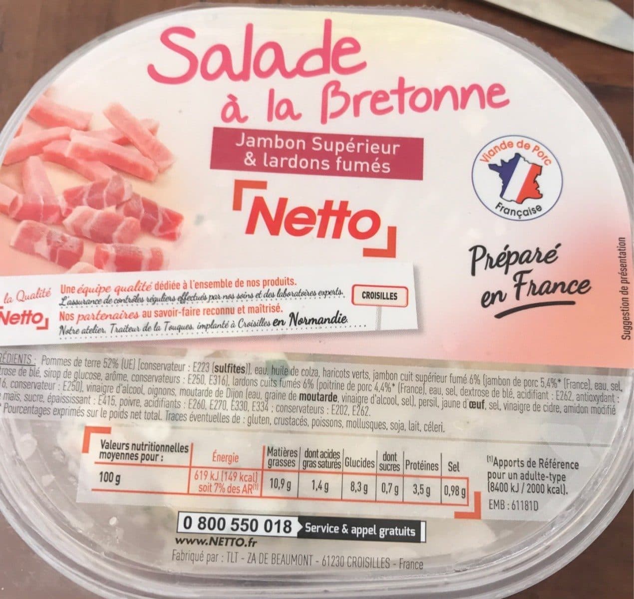 Netto Salade a la bretonne packshot