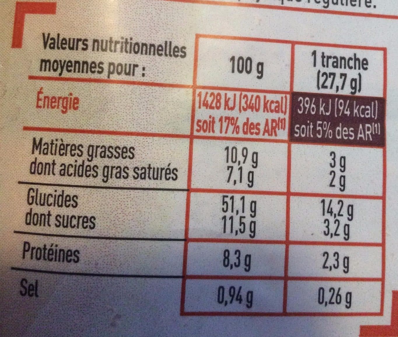 Netto Brioche tranchée aux pépites de chocolat 500g packshot