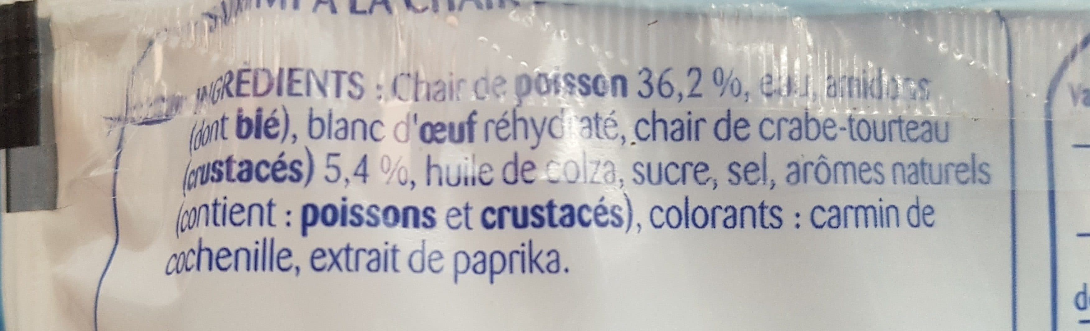 Odyssée 10 bâtonnets plaisir de surimi à la chair de crabe - 170g packshot