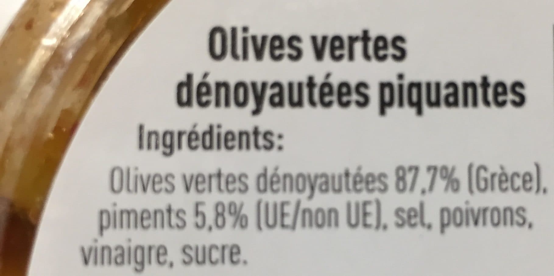 Itinéraire des Saveurs Olives grecques dénoyautées piquantes packshot