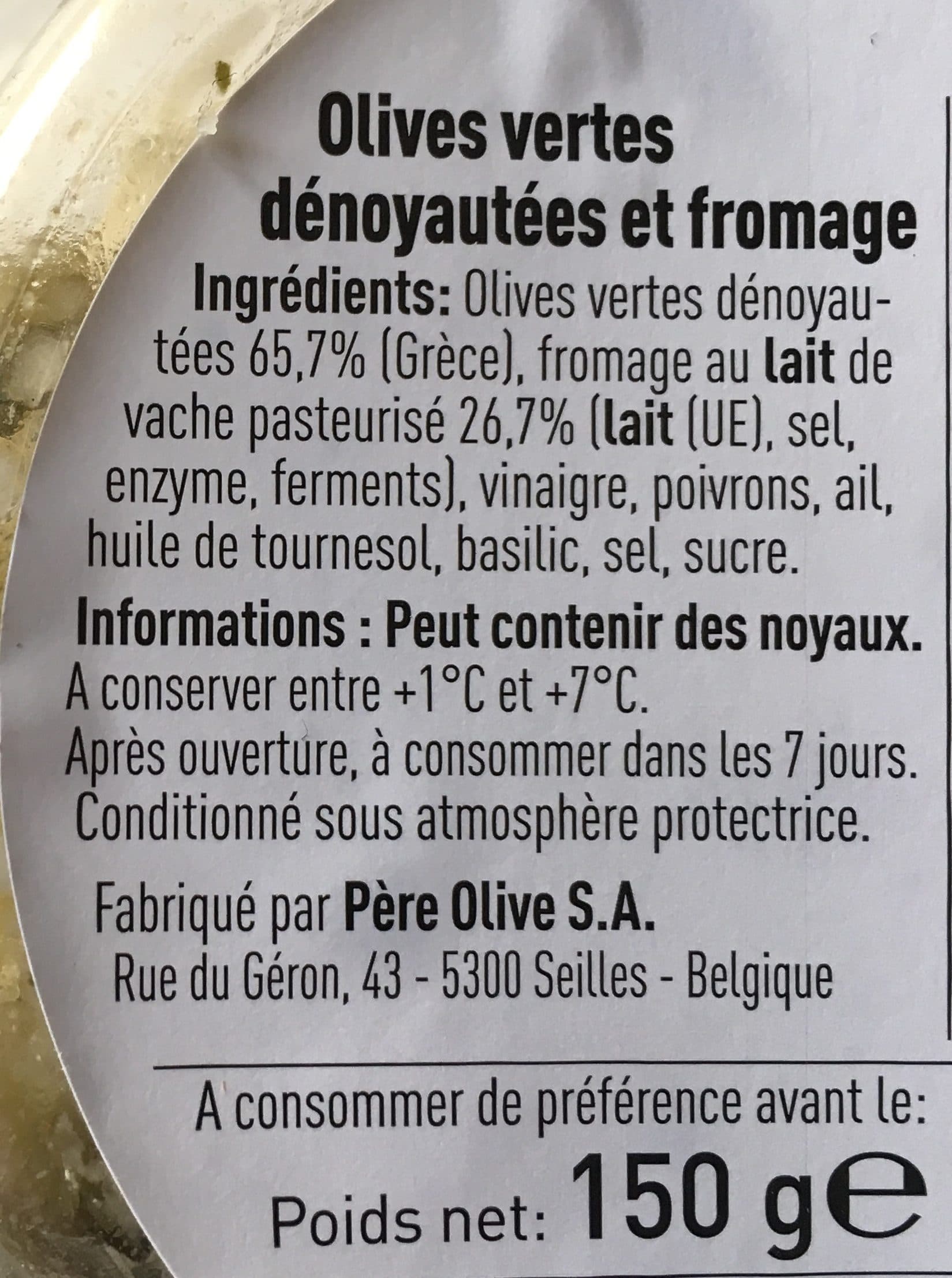 Itinéraire des Saveurs olives grecques dénoyautées et fromage packshot