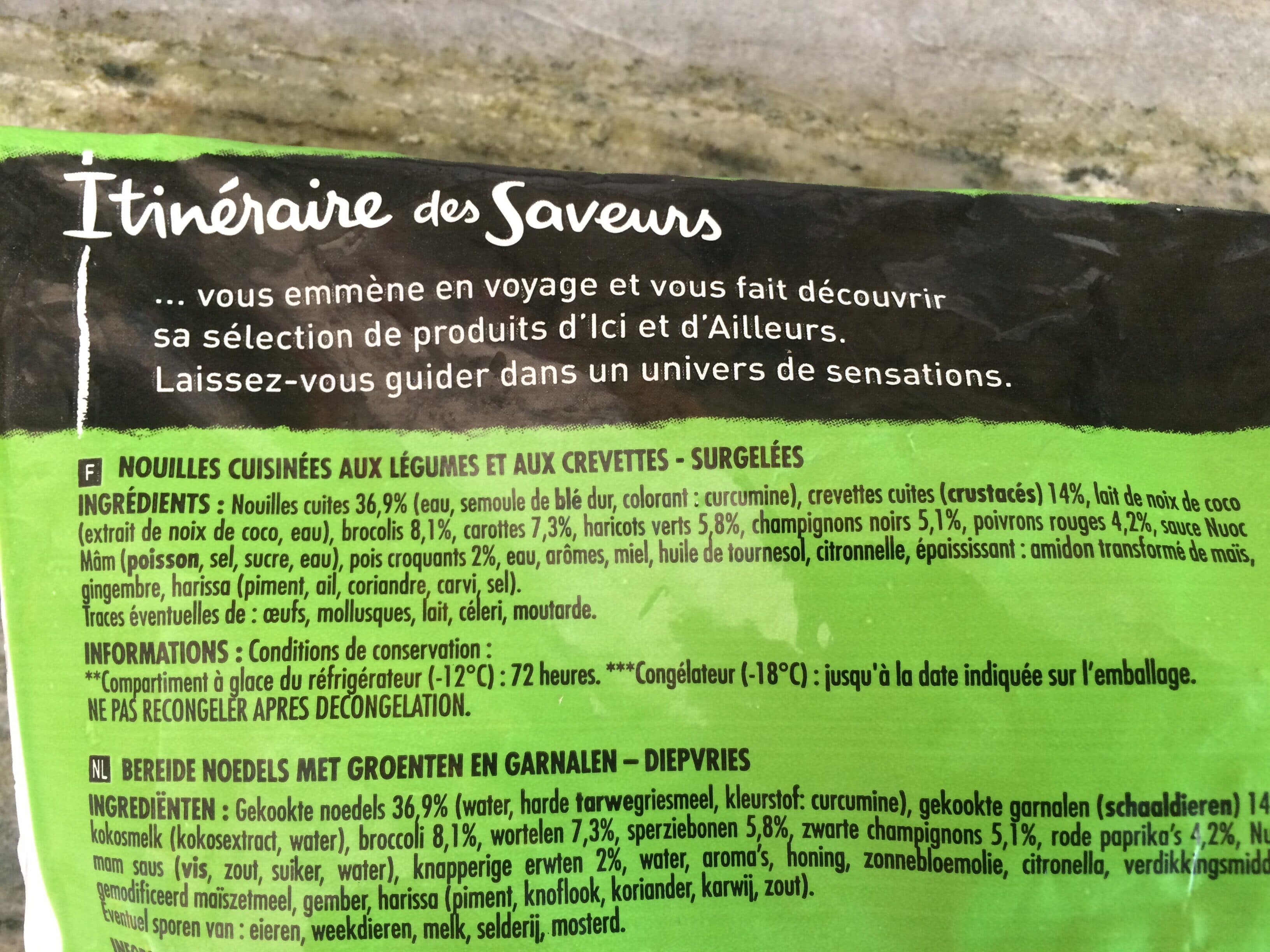 Itinéraire des Saveurs Wok Thai aux crevettes IDS 900 g IQF packshot