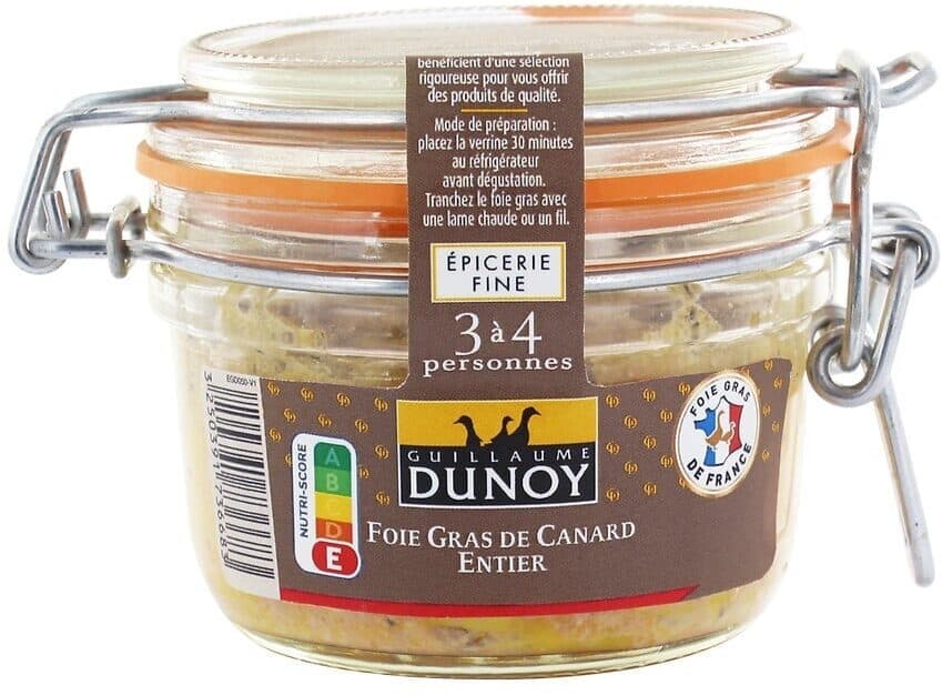 Guillaume Dunoy BOCAL Foie gras de canard entier France - 125 g (FDR) packshot