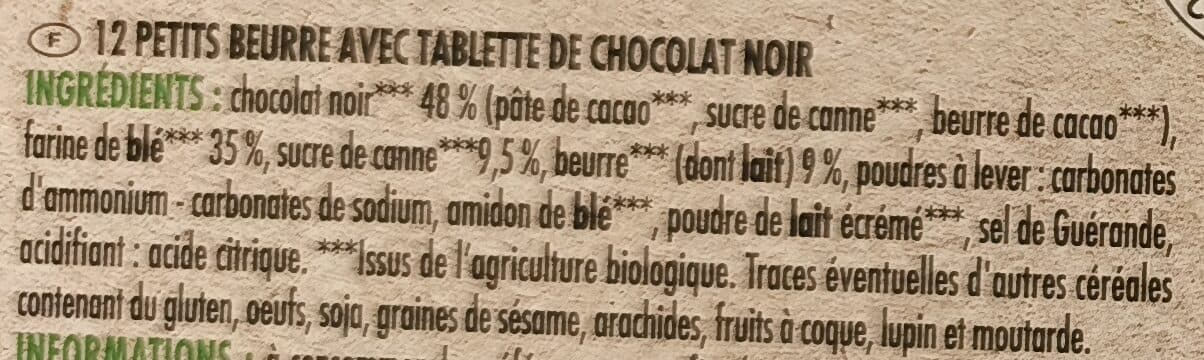 Chabrior P'tit beurre chocolat noir packshot