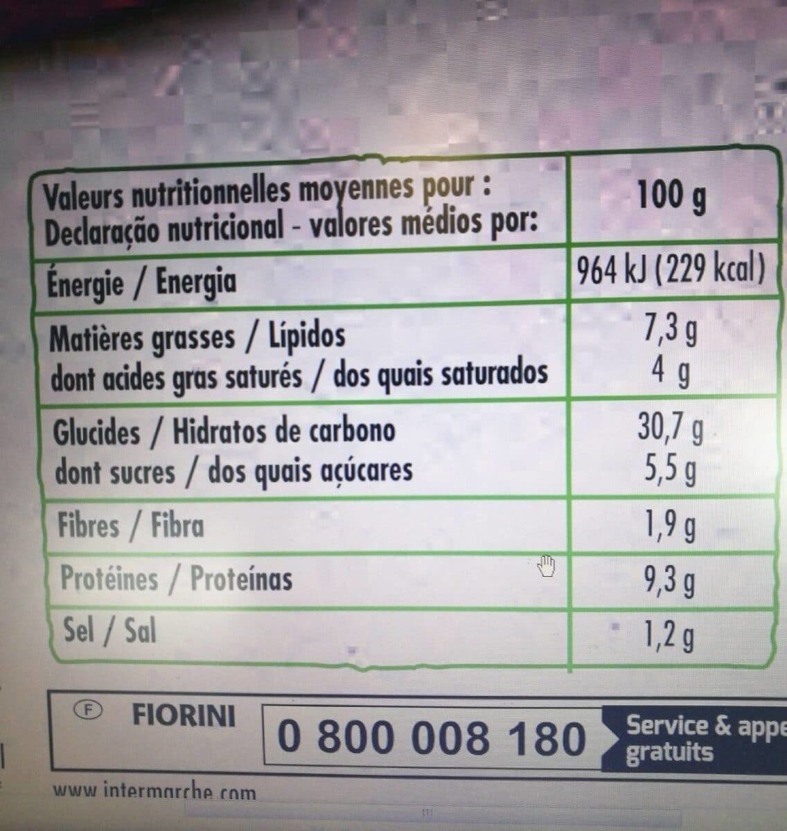 Fiorini Pizza chèvre BIO packshot