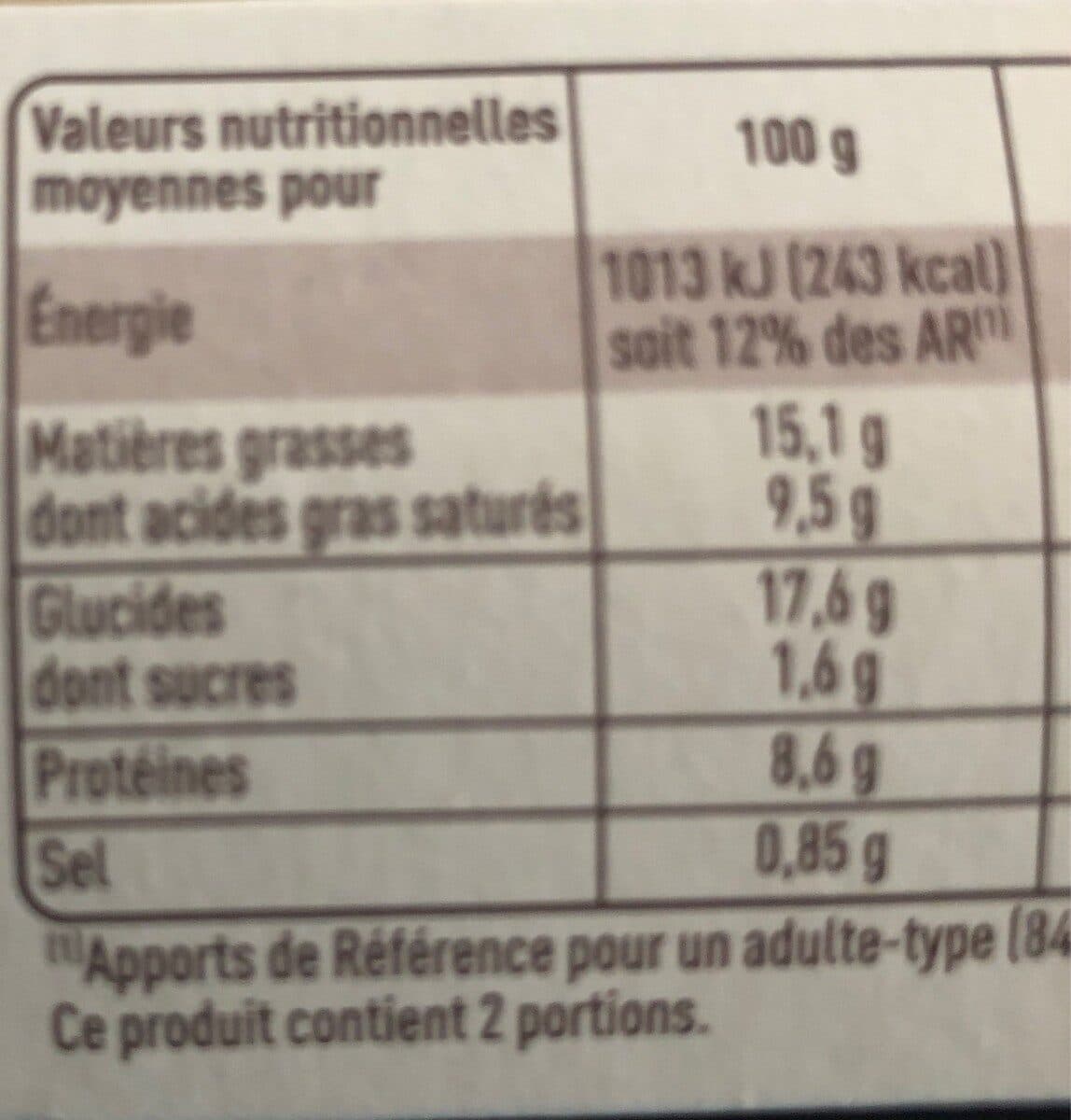 Monique ranou Quiche lorraine 400g packshot