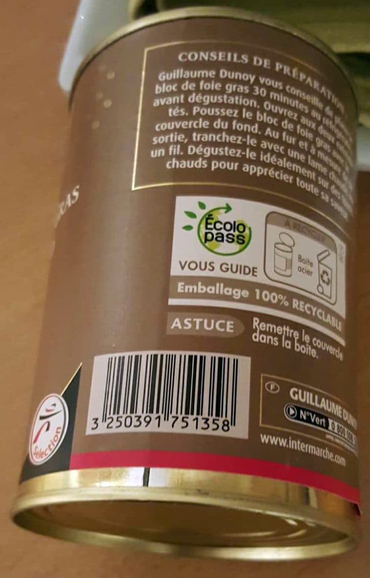 Dunoy Bloc de Foie Gras de Canard packshot