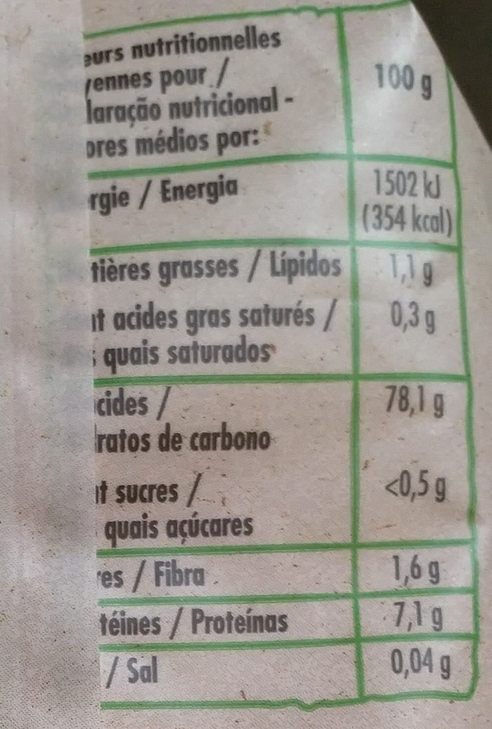 Intermarché RIZ THAÏ BIO 500G packshot