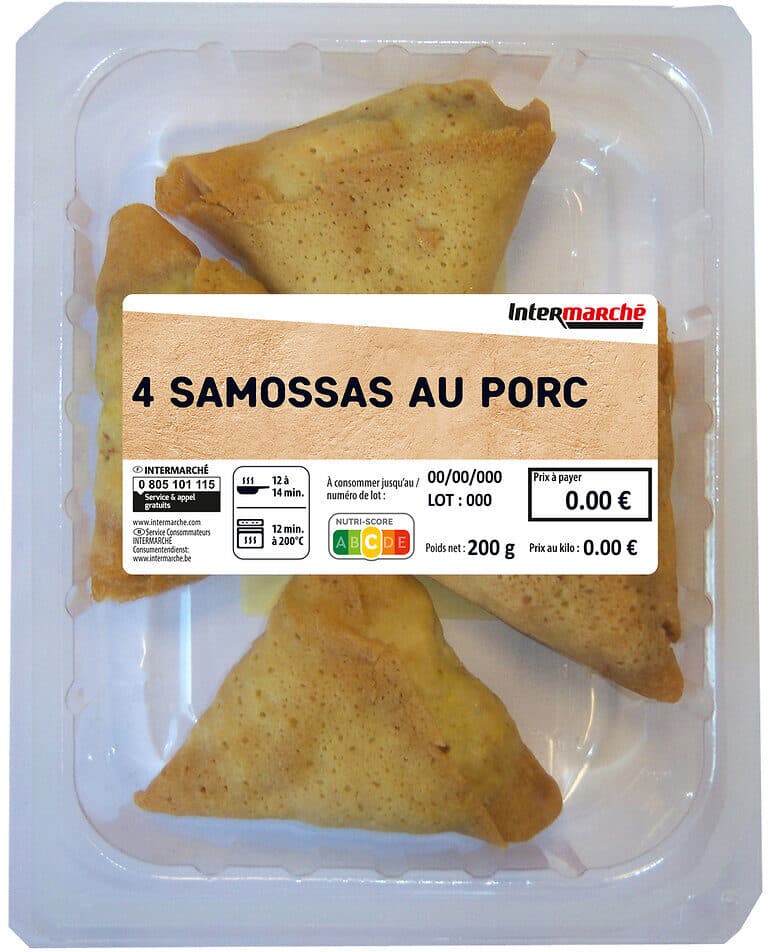 FE P&C SAMOSSA PORC (50g) 200g FE packshot