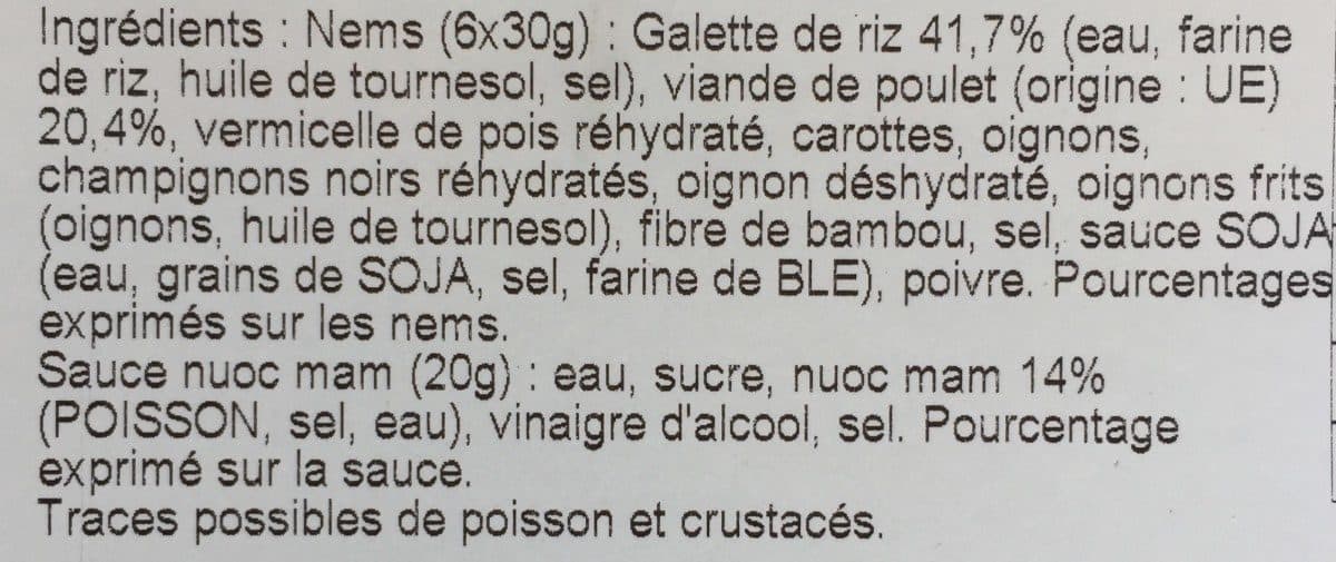 FE P&C NEMS POULET (6x30g) 200g FE packshot