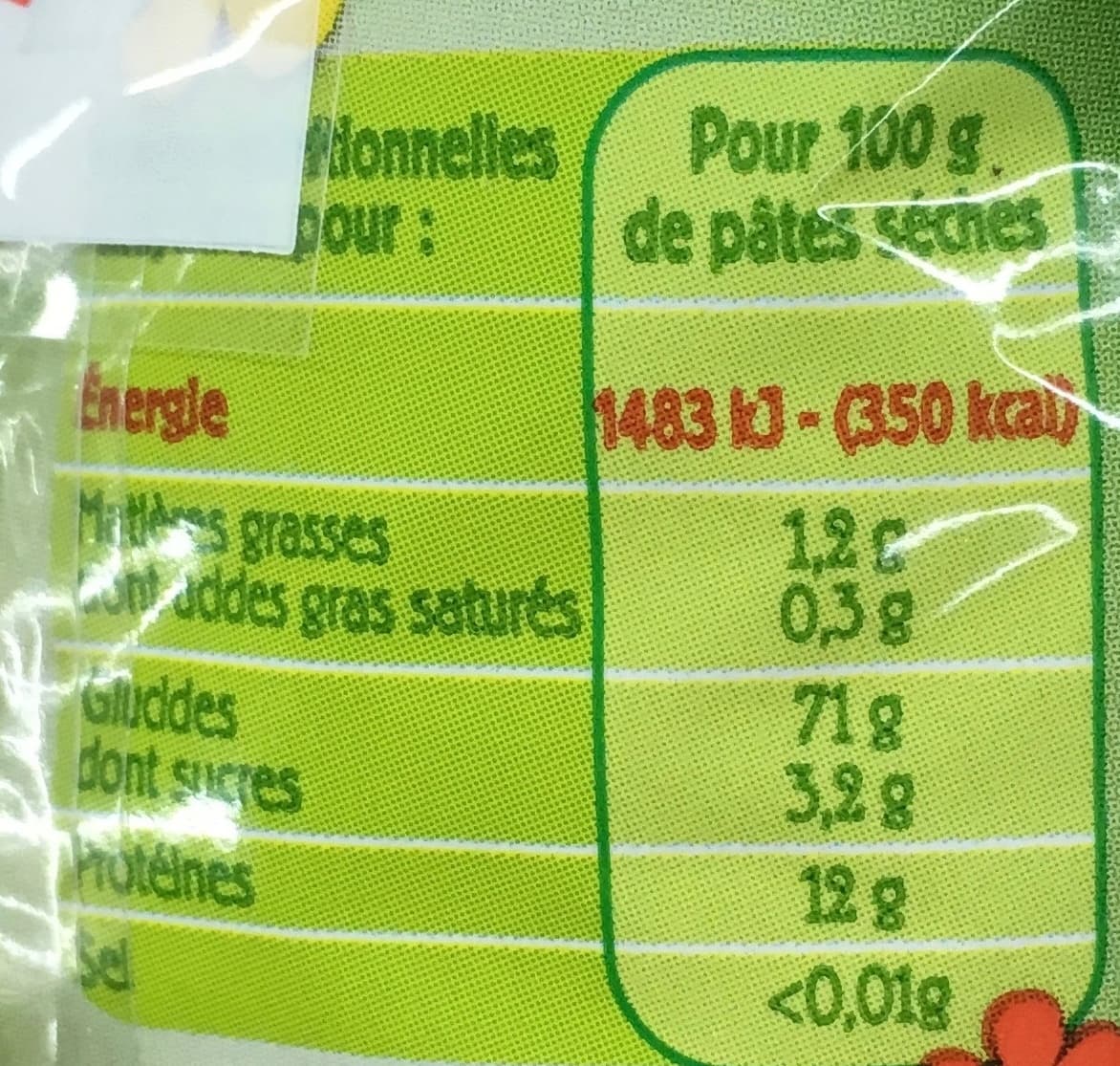 Fiorini Coquillettes bio packshot