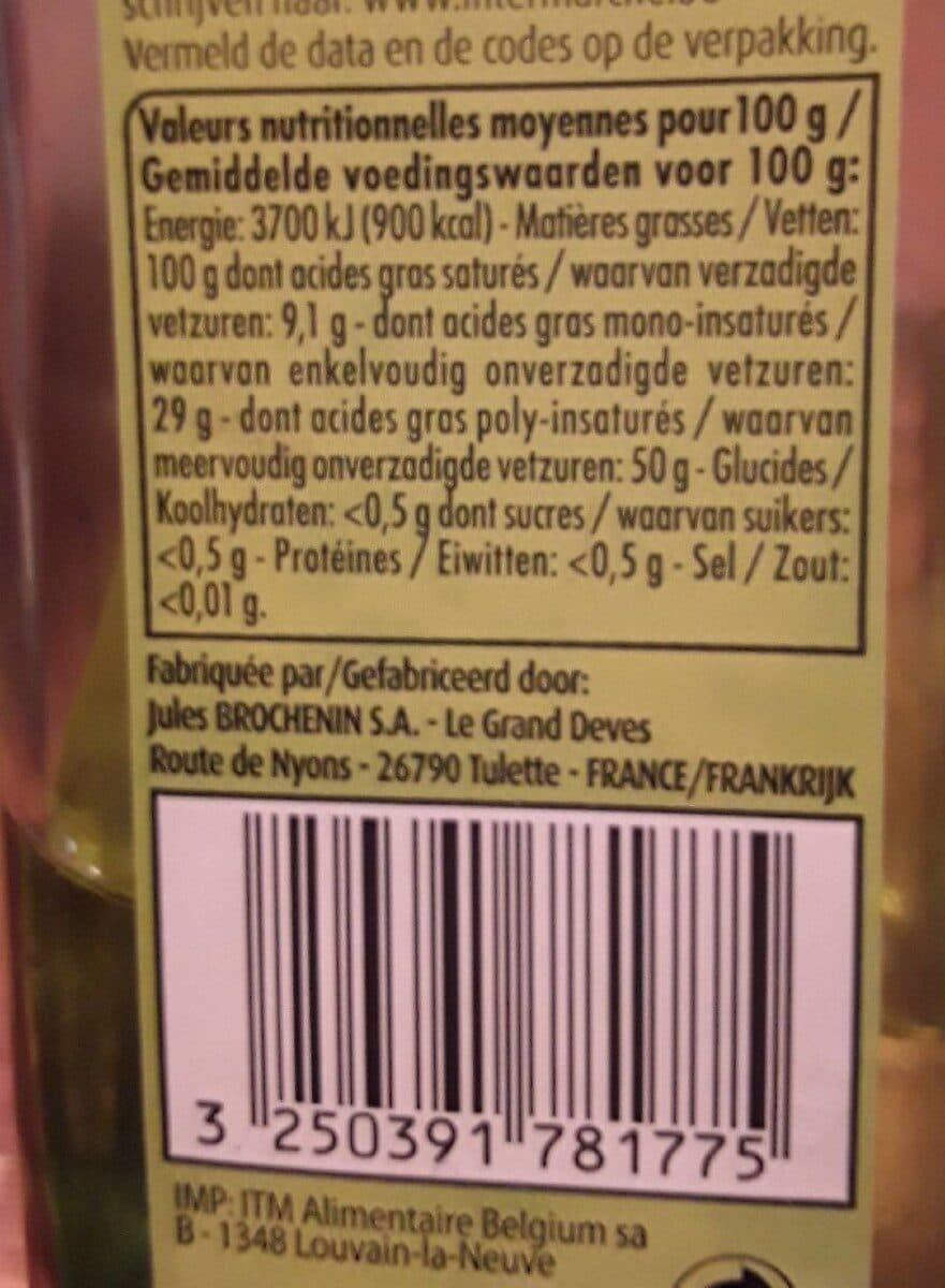 Bouton d'or Huile de tournesol vierge biologique 75cl packshot