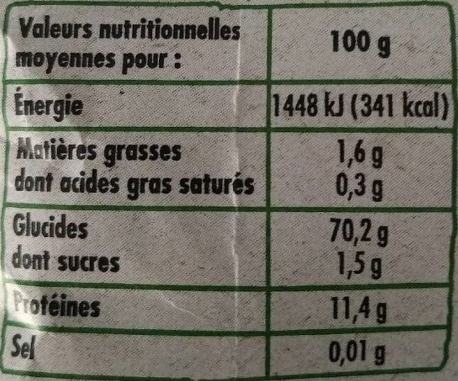 Chabrior Farine Semi Complète bio T110 1kg packshot