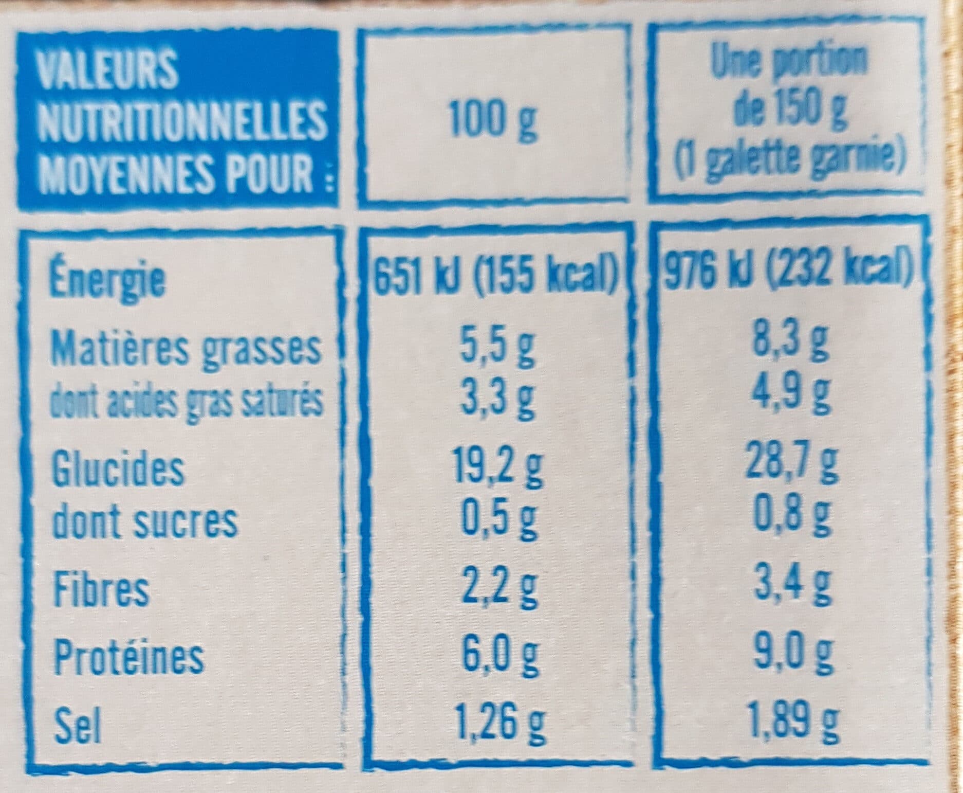 Intermarché Galettes paysannes x2 300g packshot