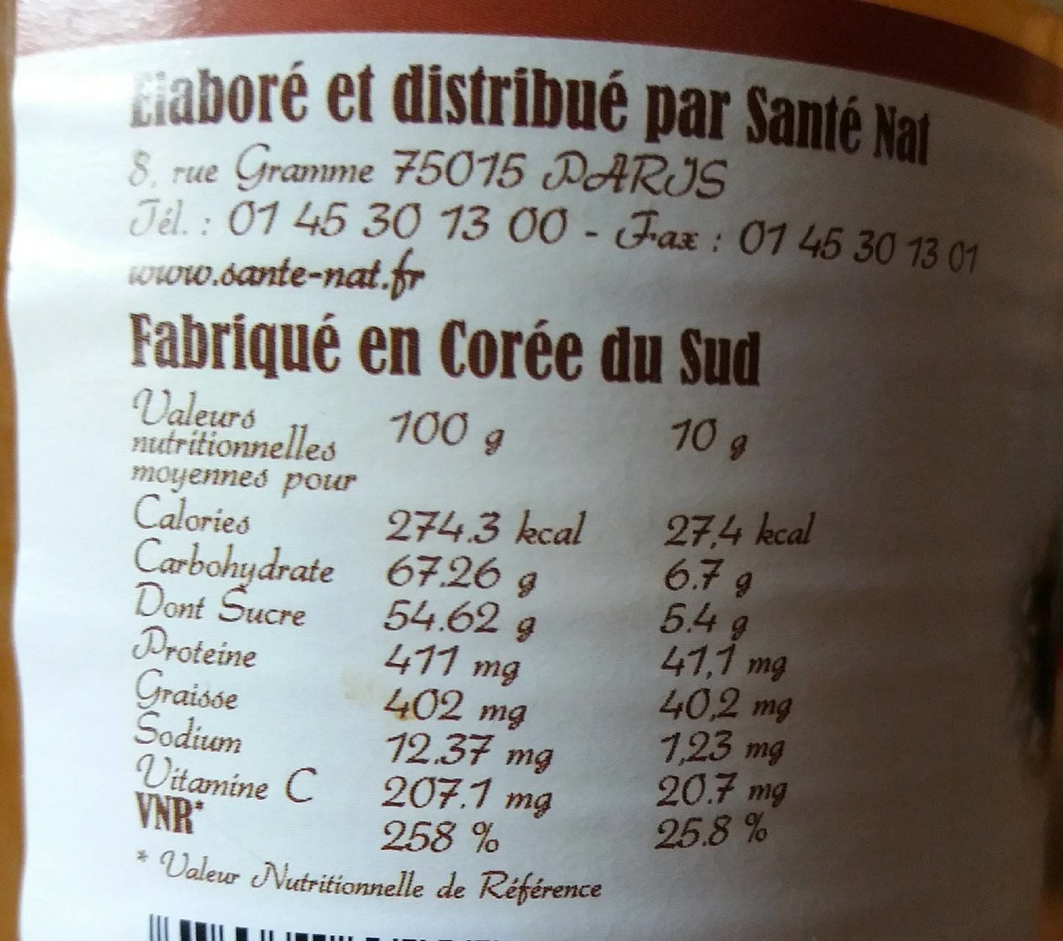 SANTE NAT YUZU infusion en gelée packshot