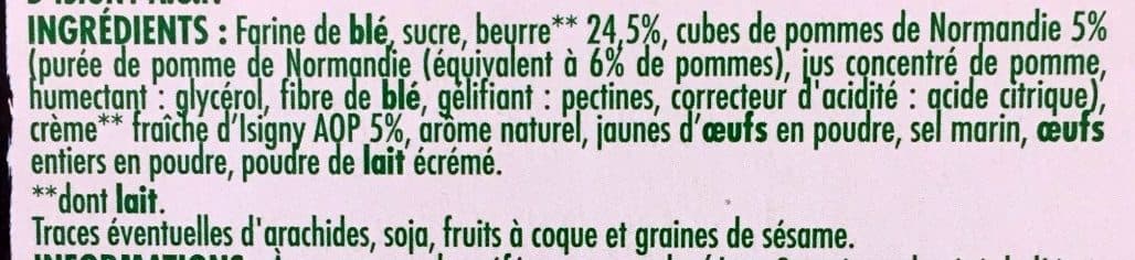 Intermarché Sablés pur beurre aux pommes packshot