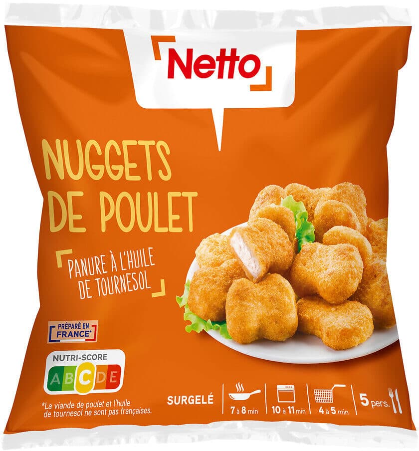 Netto Nuggets de poulet packshot