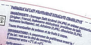 Intermarché Printendre Echalote Ciboulette packshot