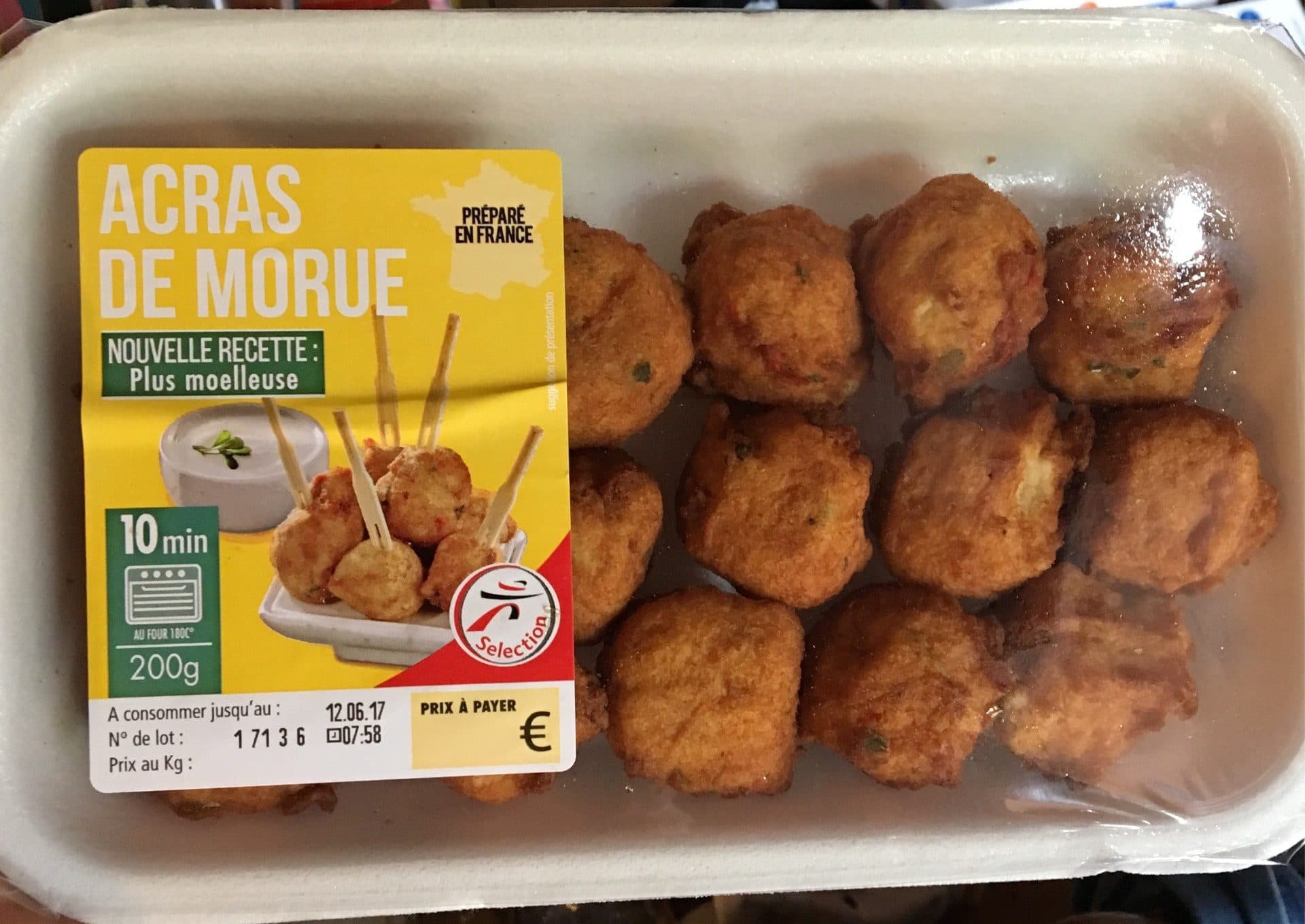 La mer est notre culture Acras de morue packshot