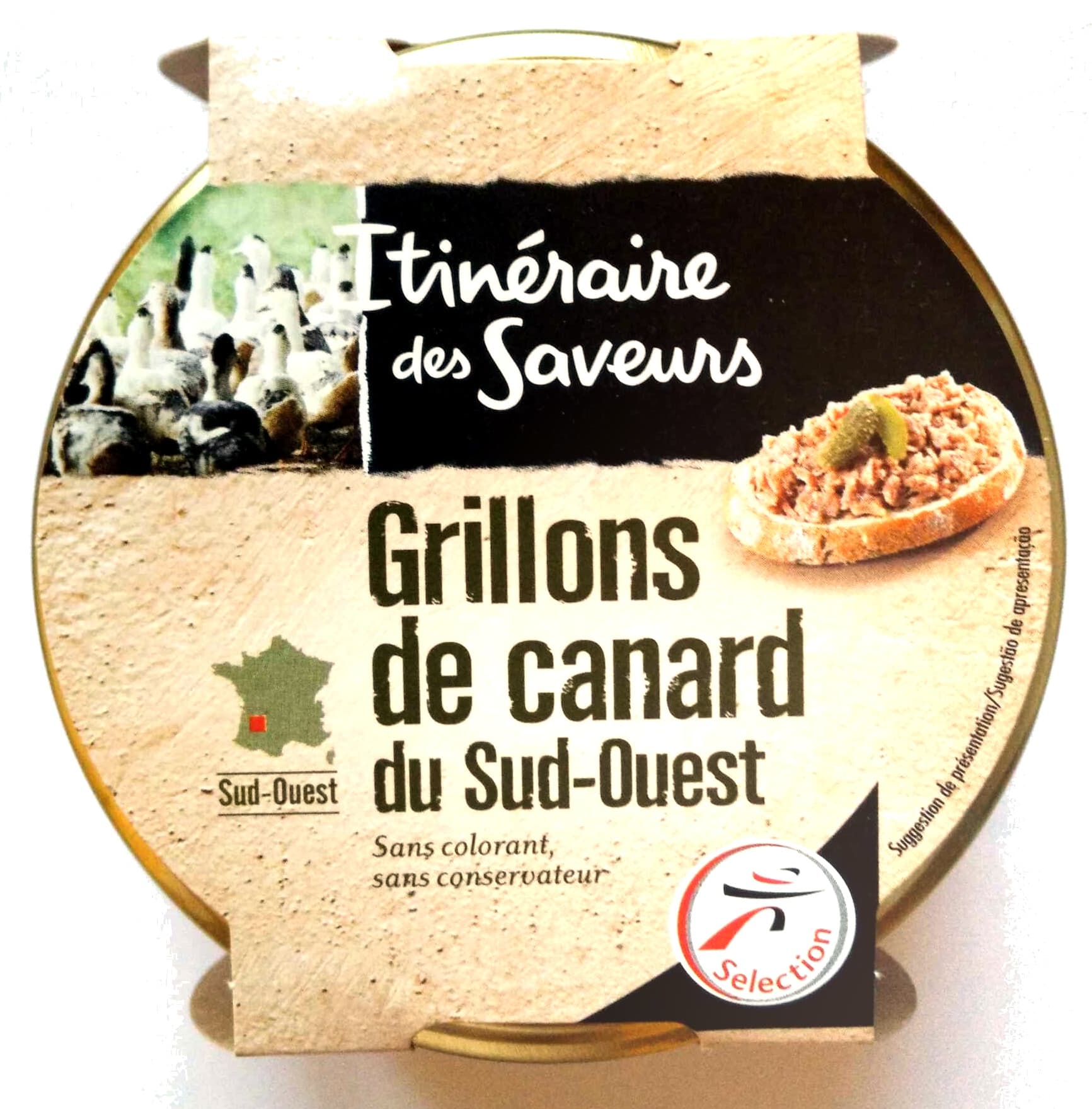 Itinéraire des Saveurs Grillons de canard du Sud-Ouest packshot
