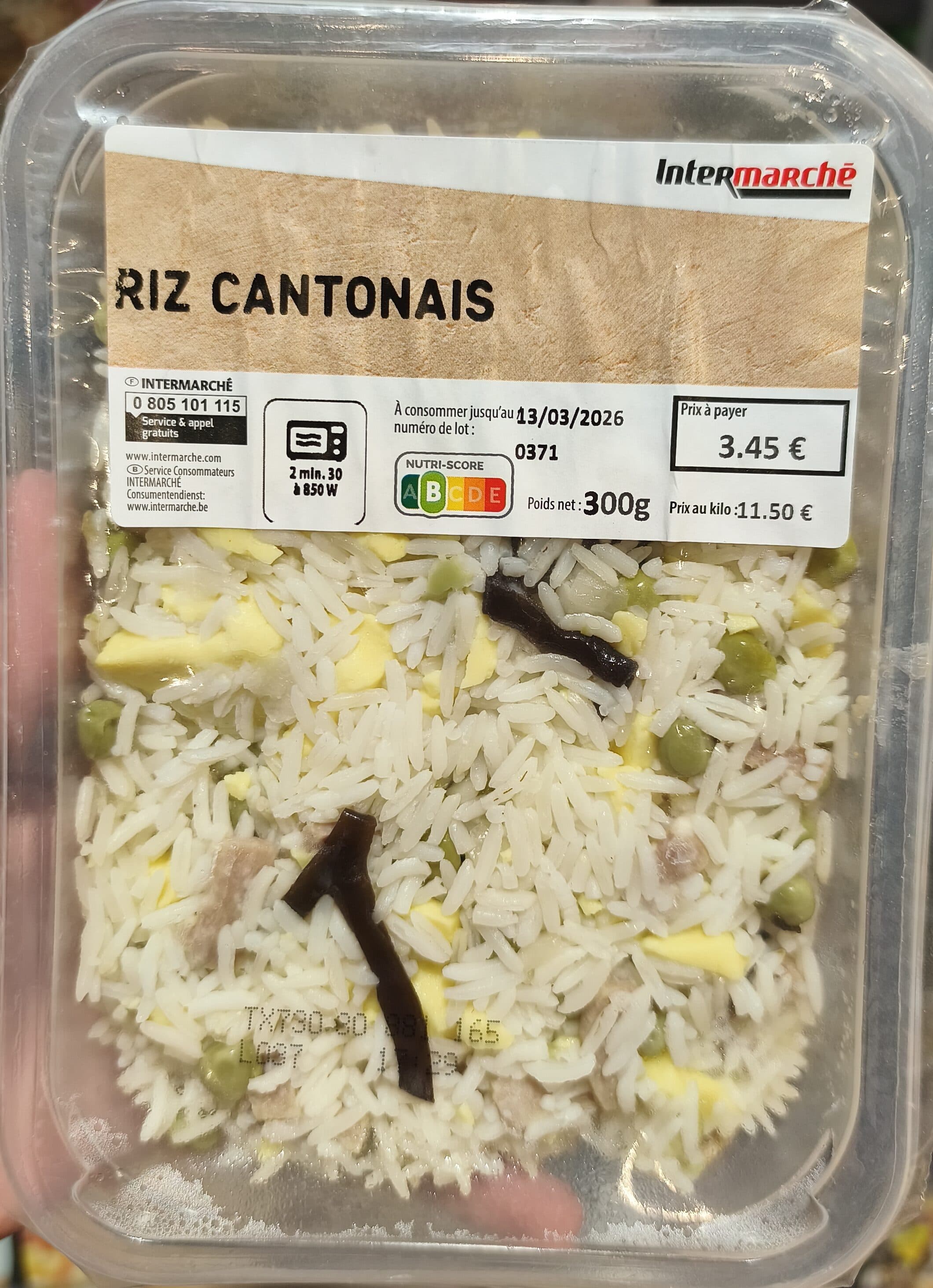 Intermarché Riz cantonais packshot