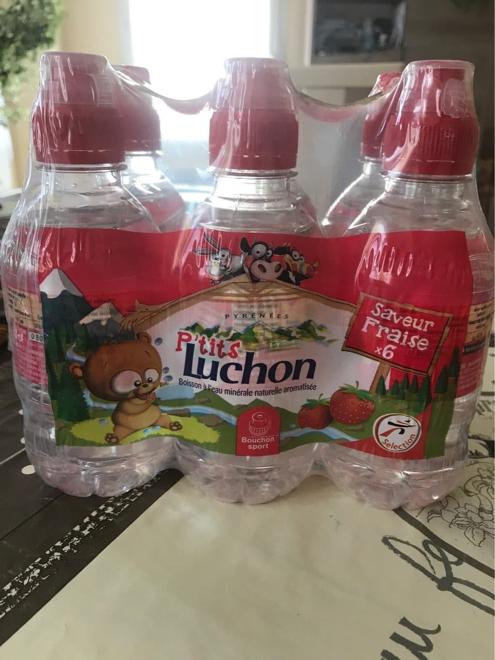 Intermarche Boisson à l'eau minérale naturelle aromatisée packshot