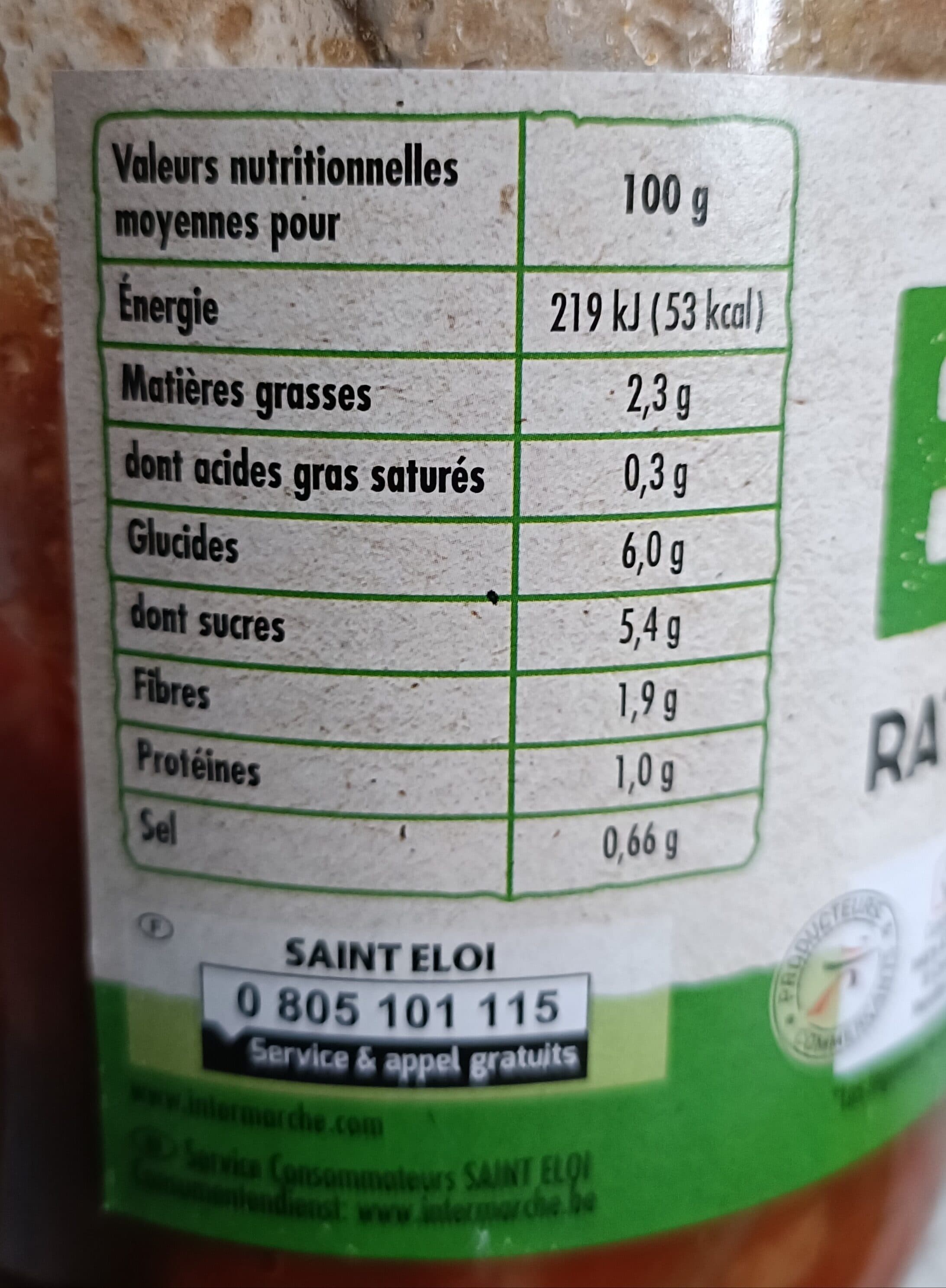 Saint eloi Ratatouille BIO 600g packshot